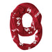 Santa Clara Broncos SCU Vive La Fete Repeat Logo Game Day Collegiate Women Light Weight Ultra Soft Infinity Scarf