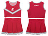Santa Clara Broncos SCU Vive La Fete Game Day Red Sleeveless Cheerleader Set - Vive La Fête - Online Apparel Store