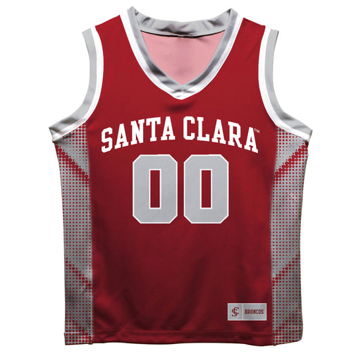 Santa Clara Broncos Vive La Fete Game Day Red Boys Fashion Basketball Top