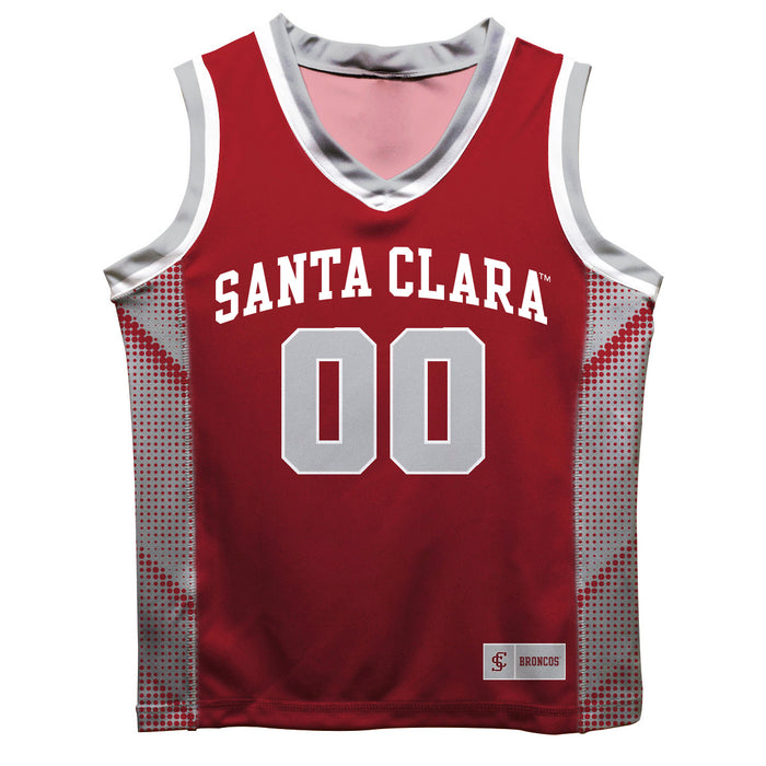 Santa Clara Broncos Vive La Fete Game Day Red Boys Fashion Basketball Top