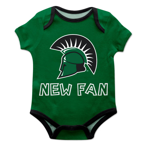 Upstate Spartans Vive La Fete Infant Game Day Green Short Sleeve Onesie New Fan Mascot Bodysuit - Vive La Fête - Online Apparel Store