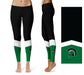 USC Upstate Spartans Vive la Fete Game Day Collegiate Ankle Color Block Women Black Green Yoga Leggings - Vive La Fête - Online Apparel Store