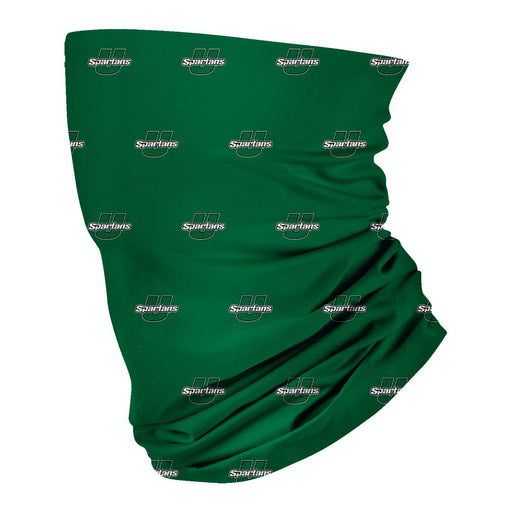 USC Upstate Spartans Vive La Fete All Over Logo Game Day  Collegiate Face Cover Soft 4-Way Stretch Two Ply Neck Gaiter - Vive La Fête - Online Apparel Store