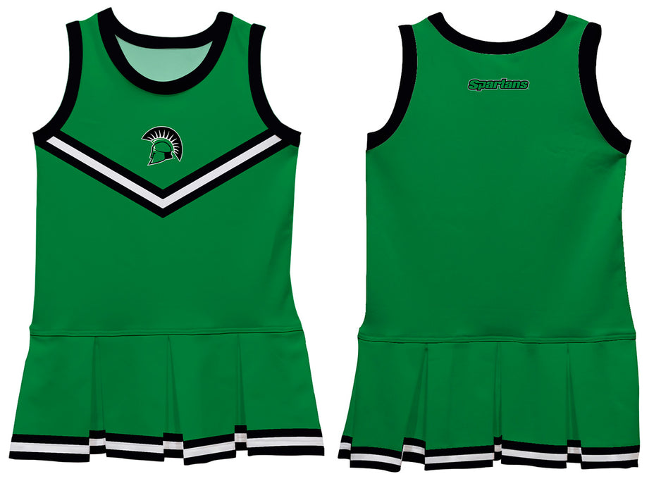 USC Upstate Spartans Vive La Fete Game Day Green Sleeveless Cheerleader Dress - Vive La Fête - Online Apparel Store