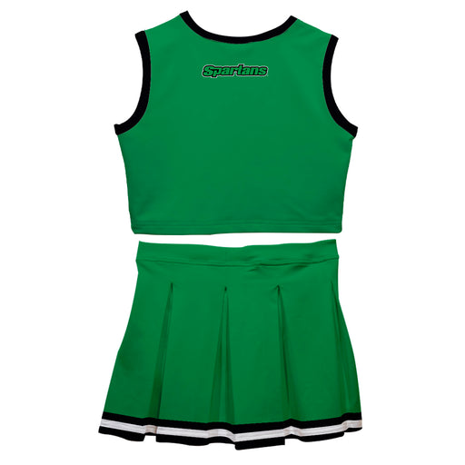 USC Upstate Spartans Vive La Fete Game Day Green Sleeveless Cheerleader Set - Vive La Fête - Online Apparel Store