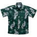 USC Upstate Spartans Hunter Green Hawaiian Short Sleeve Button Down Shirt