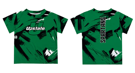 USC Upstate Spartans Vive La Fete Boys Game Day Green Short Sleeve Tee Paint Brush - Vive La Fête - Online Apparel Store