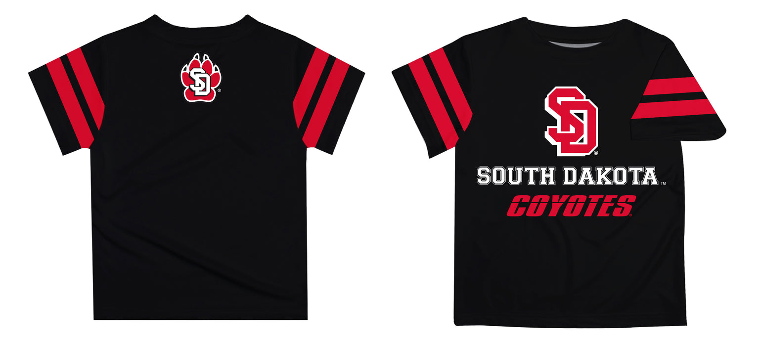 South Dakota Coyotes Black Tee Shirt Short Sleeve - Vive La Fête - Online Apparel Store