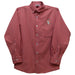 South Dakota Coyotes Embroidered Red Cardinal Gingham Long Sleeve Button Down