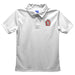 South Dakota Coyotes Embroidered White Short Sleeve Polo Box Shirt