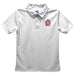 South Dakota Coyotes Embroidered White Short Sleeve Polo Box Shirt