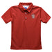 South Dakota Coyotes Embroidered Red Short Sleeve Polo Box Shirt