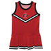 San Diego State University Aztecs SDSU Vive La Fete Game Day Red Sleeveless Cheerleader Dress