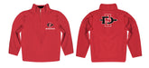 San Diego State Aztecs SDSU Vive La Fete Game Day Solid Black Quarter Zip Pullover Sleeves - Vive La Fête - Online Apparel Store