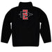 San Diego State Aztecs SDSU Vive La Fete Game Day Solid Black Quarter Zip Pullover Sleeves - Vive La Fête - Online Apparel Store