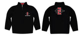 San Diego State Aztecs SDSU Vive La Fete Game Day Solid Black Quarter Zip Pullover Sleeves - Vive La Fête - Online Apparel Store