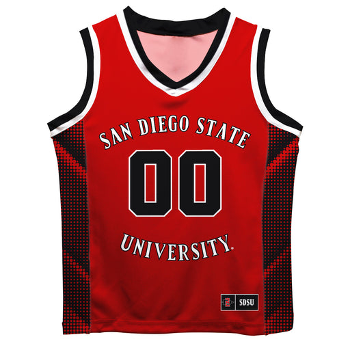 San Diego State University Aztecs SDSU Vive La Fete Game Day Red Boys Fashion Basketball Top