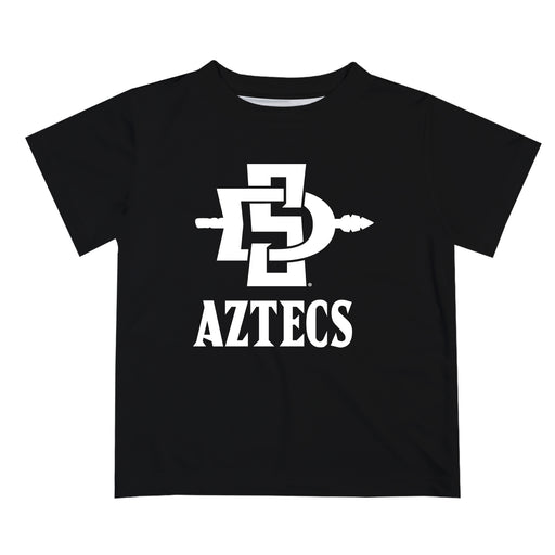 San Diego State Aztecs SDSU Vive La Fete Script V1 Black Short Sleeve Tee Shirt
