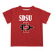 San Diego State Aztecs SDSU Vive La Fete Boys Game Day V2 Red Short Sleeve Tee Shirt