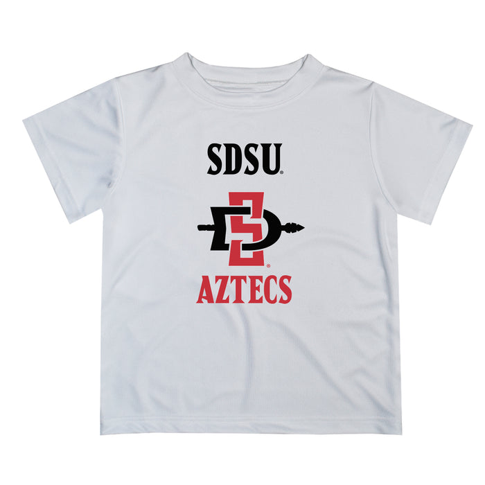 San Diego State Aztecs SDSU Vive La Fete Boys Game Day V3 White Short Sleeve Tee Shirt