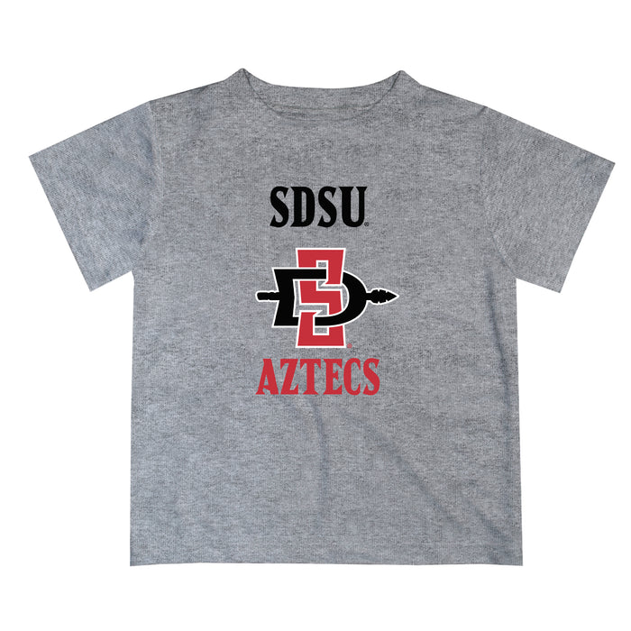 San Diego State Aztecs SDSU Vive La Fete Boys Game Day V3 Gray Short Sleeve Tee Shirt