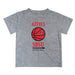 San Diego State Aztecs SDSU Vive La Fete Basketball V1 Gray Short Sleeve Tee Shirt