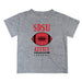 San Diego State Aztecs SDSU Vive La Fete Football V2 Gray Short Sleeve Tee Shirt