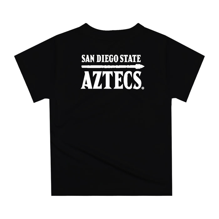 San Diego State University Aztecs SDSU Original Dripping Basketball Red T-Shirt by Vive La Fete - Vive La Fête - Online Apparel Store