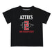 San Diego State Aztecs SDSU Vive La Fete Boys Game Day V1 Black Short Sleeve Tee Shirt