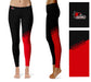 Southeast Missouri Redhawks Vive la Fete Game Day Collegiate Leg Color Block Women Black Red Yoga Leggings - Vive La Fête - Online Apparel Store