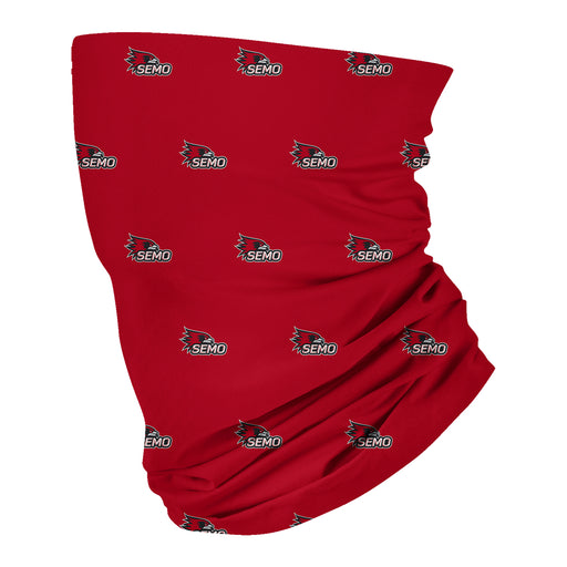 SEMO Redhawks Vive La Fete All Over Logo Game Day Collegiate Face Cover Soft 4-Way Stretch Two Ply Neck Gaiter - Vive La Fête - Online Apparel Store