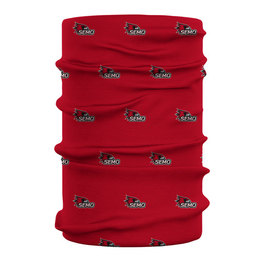 SEMO Redhawks Vive La Fete All Over Logo Game Day Collegiate Face Cover Soft 4-Way Stretch Two Ply Neck Gaiter - Vive La Fête - Online Apparel Store