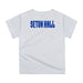 Seton Hall University Original Dripping Basketball White T-Shirt by Vive La Fete - Vive La Fête - Online Apparel Store