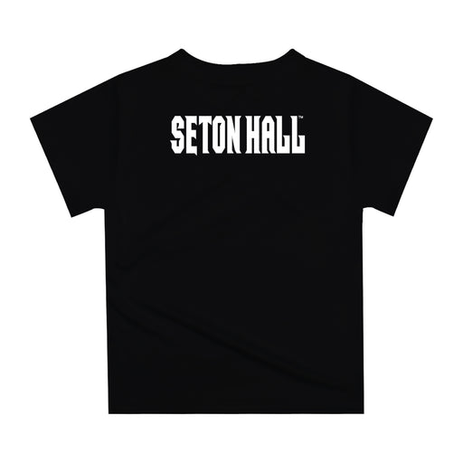 Seton Hall University Original Dripping Basketball Black T-Shirt by Vive La Fete - Vive La Fête - Online Apparel Store