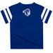 Seton Hall University Pirates Vive La Fete Boys Game Day Blue Short Sleeve Tee with Stripes on Sleeves - Vive La Fête - Online Apparel Store