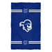 Seton Hall University Pirates Vive La Fete Game Day Absorvent Premium Blue Beach Bath Towel 51 x 32" Logo and Stripes" - Vive La Fête - Online Apparel Store