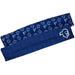 Seton Hall Pirates Vive La Fete Girls Women Game Day Set of 2 Stretch Headbands Repeat Logo Blue and Logo