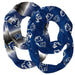 Seton Hall Pirates Vive La Fete All Over Logo Game Day Collegiate Women Set of 2 Light Weight Ultra Soft Infinity Scarfs