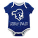Seton Hall Pirates Vive La Fete Infant Game Day Blue Short Sleeve Onesie New Fan Logo and Mascot Bodysuit