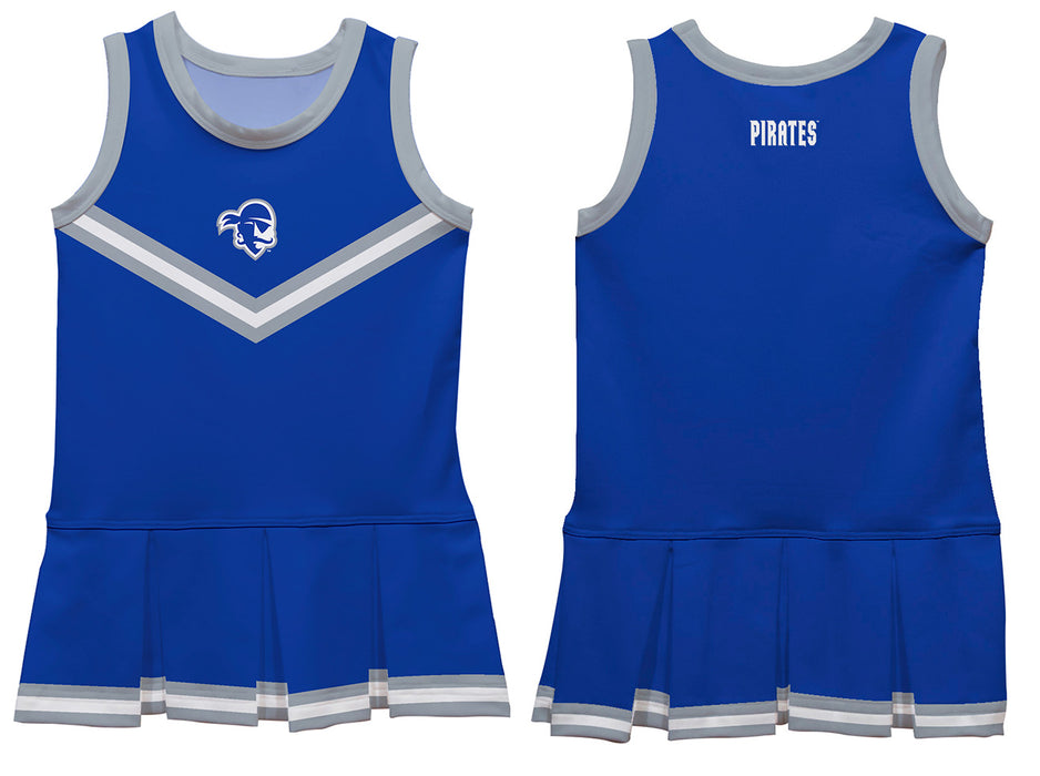 Seton Hall Pirates Vive La Fete Game Day Blue Sleeveless Cheerleader Dress - Vive La Fête - Online Apparel Store