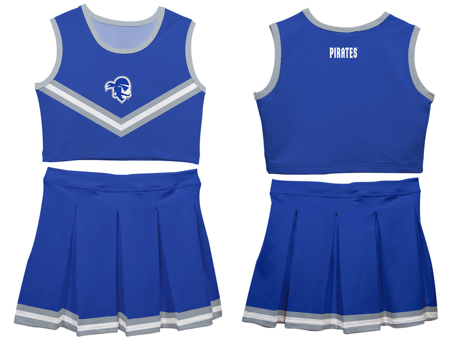 Seton Hall Pirates Vive La Fete Game Day Blue Sleeveless Cheerleader Set - Vive La Fête - Online Apparel Store