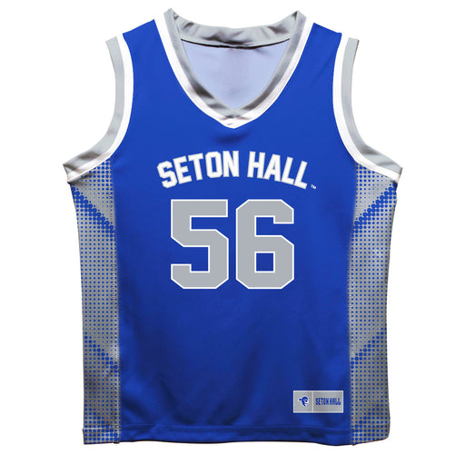 Seton Hall University Pirates Vive La Fete Game Day Blue Boys Fashion Basketball Top