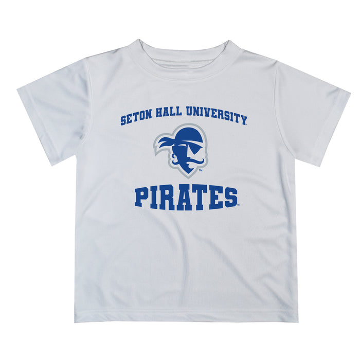 Seton Hall Pirates Vive La Fete Boys Game Day V3 White Short Sleeve Tee Shirt