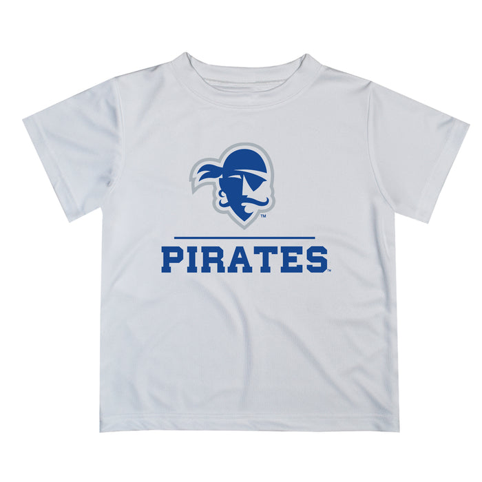 Seton Hall Pirates Vive La Fete Football V1 White Short Sleeve Tee Shirt