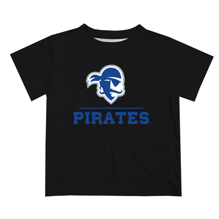 Seton Hall Pirates Vive La Fete Football V1 Black Short Sleeve Tee Shirt