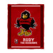 Seattle University Redhawks Vive La Fete Kids Game Day Red Plush Soft Minky Blanket 36 x 48 Mascot