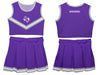 Stephen F. Austin Lumberjacks SFA Vive La Fete Game Day Purple Sleeveless Cheerleader Set - Vive La Fête - Online Apparel Store