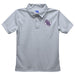 Stephen F. Austin University SFA Lumberjacks Embroidered Gray Short Sleeve Polo Box Shirt