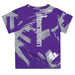 Stephen F. Austin University SFA Lumberjacks Vive La Fete Boys Game Day Purple Short Sleeve Tee Paint Brush - Vive La Fête - Online Apparel Store