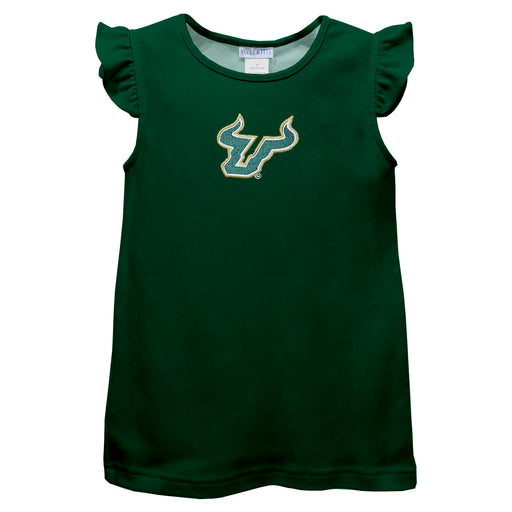 South Florida Bulls USF Embroidered Hunter Green Knit Angel Sleeve
